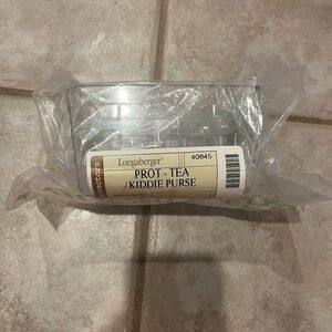 Longaberger Tea Kiddie Purse Protector